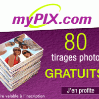 myPix : 80 tirages photos gratuits !